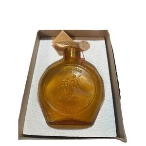 Vintage Wheaton N.J. Amber Glass Bottle Tennessee volunteer State